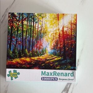 MaxRenard 1000 Piece Jigsaw Puzzle - Gorgeous Forest sealed New no tags
